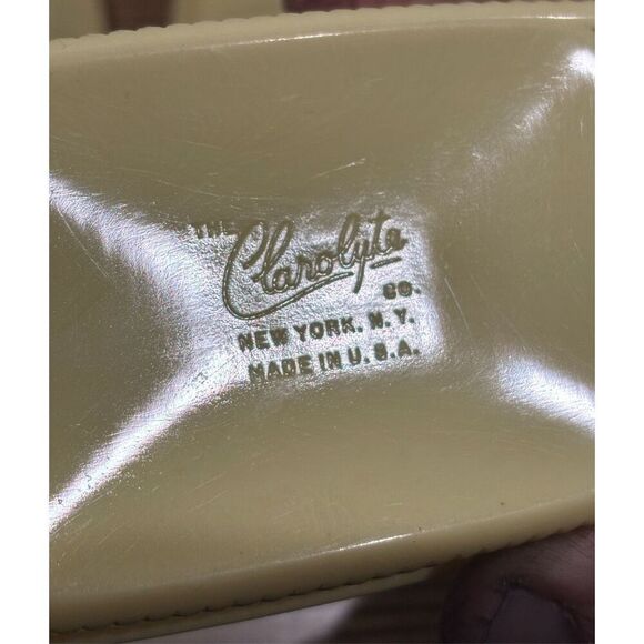 Vintage Nursery CLAROLYTE Storage Decor-Cotton/Pins/Lotion Set of 3-FREE SHIP - Picture 6 of 9